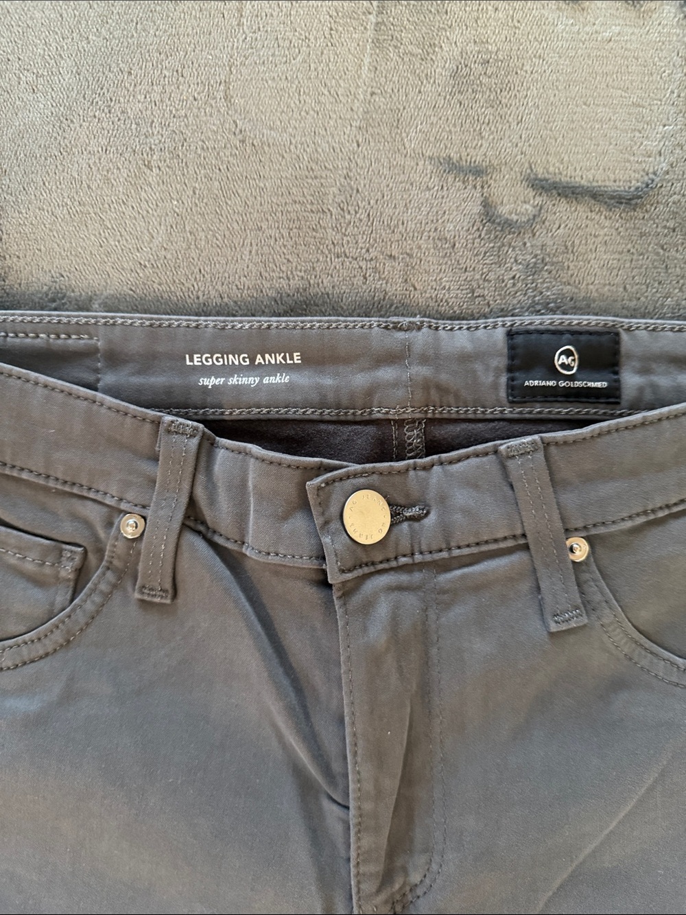 Ag Adriano Goldschmied Legging Ankle Jeans - Charcoal